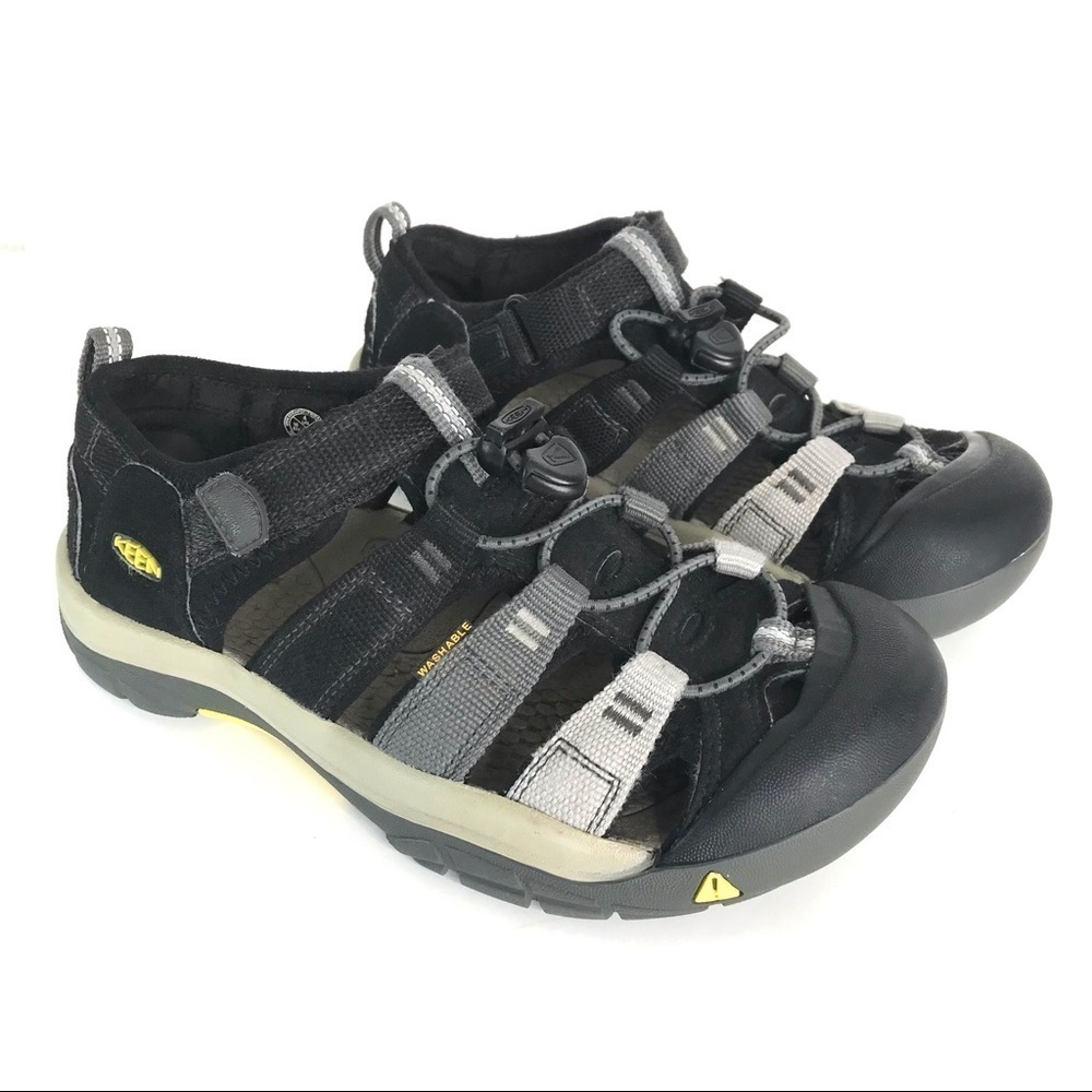 Keen Newport H2 Sandals Gray Black/Magnet Big Kid SIZE 4 / Women's 5.5
